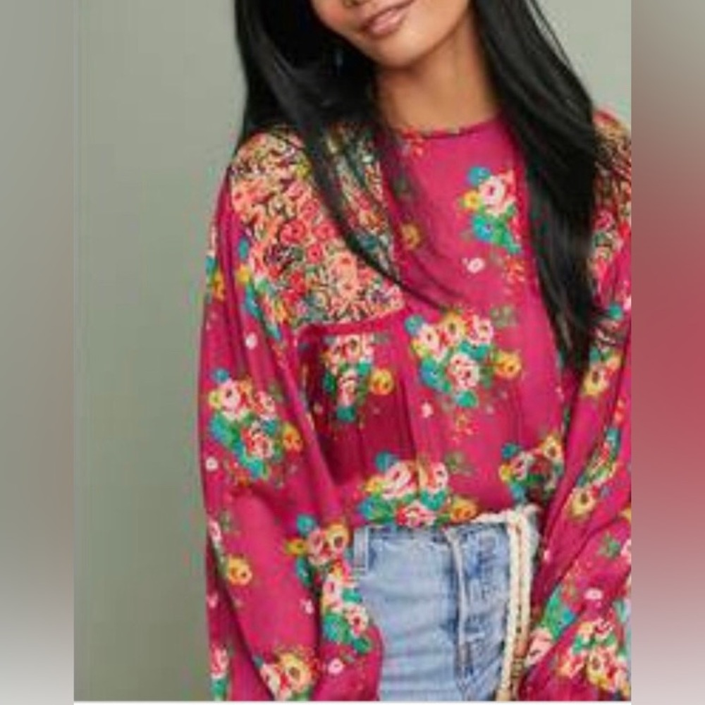 Bl-nk Miranda Peasant Blouse